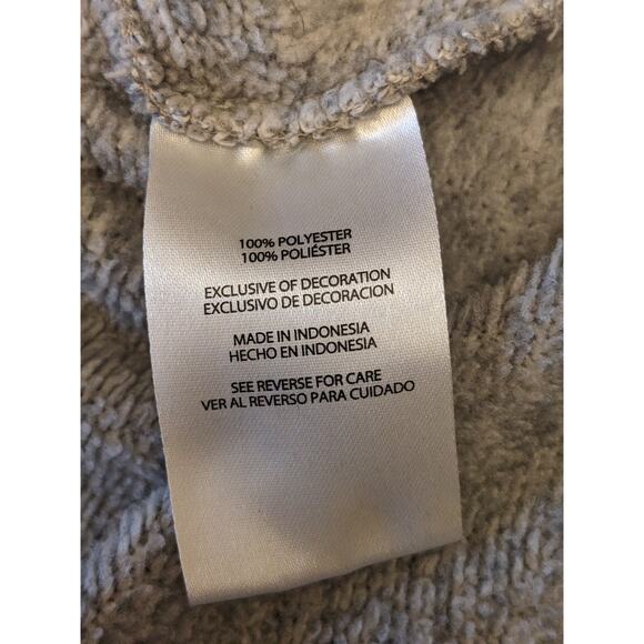 Eddie Bauer Fleece Sweater Mens XXL Gray 1/4 Zip Pullover Gray Hiking Sweatshirt - Picture 13 of 14